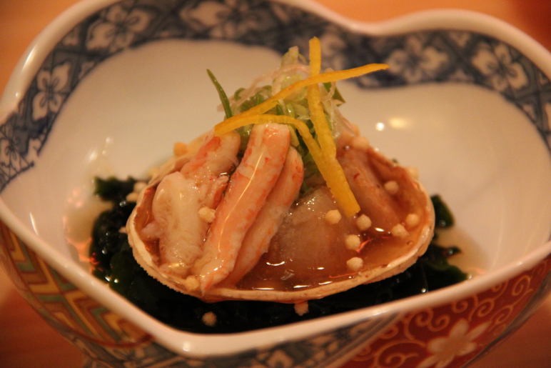 お料理 海老芋の蟹あんかけ 粋京 渋谷のおすすめグルメ 割烹 接待 旅色
