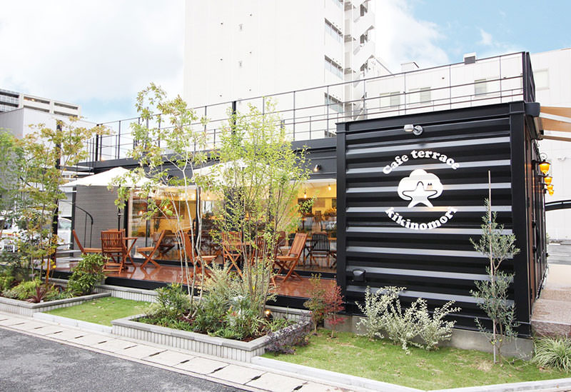 Cafe Terrace Kikinomori 植物の装飾が心地良いお洒落なコンテナカフェ 奈良市のおすすめグルメなら旅色